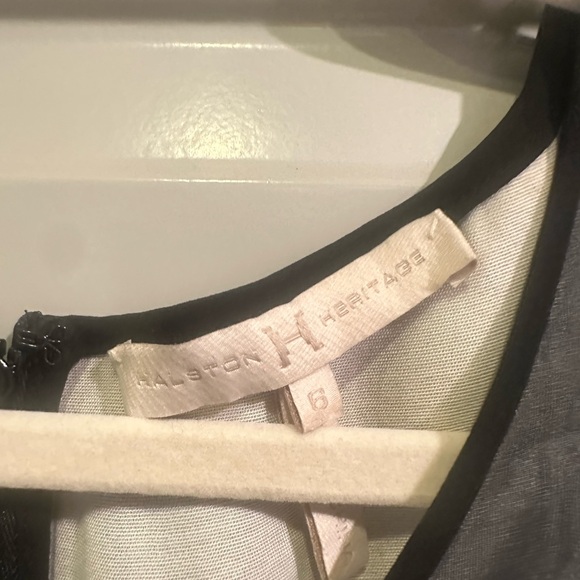 Halston Heritage
Organza-Overlay Striped Dress - Picture 3 of 7